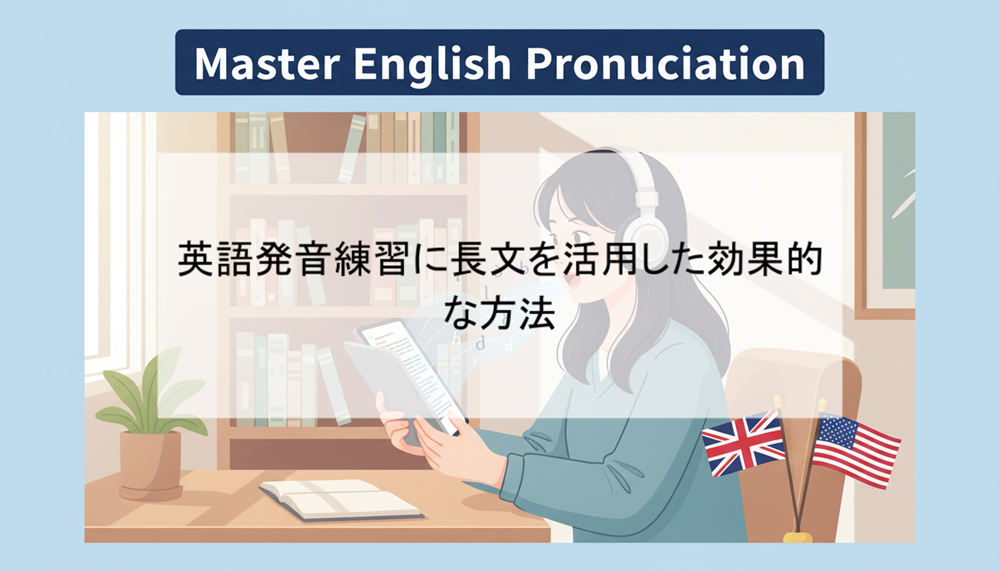 英語発音練習に長文を活用した効果的な方法