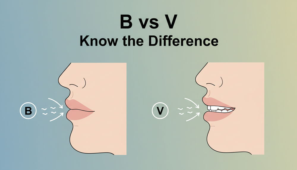 1. 英語初心者がつまずく「BとVの発音の違い」とは何かを整理する