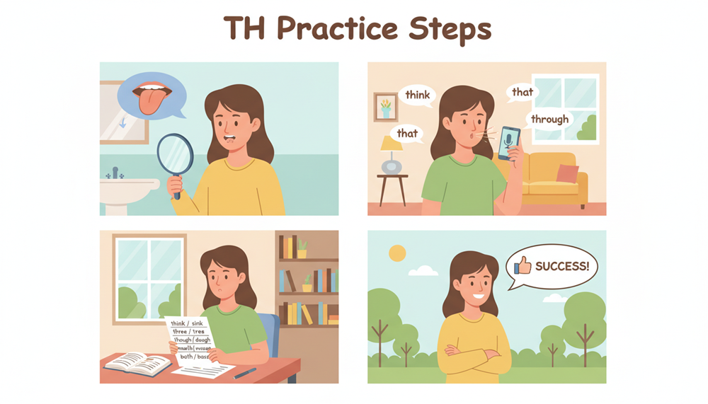 3. Thの発音を上達させるための具体的なトレーニング